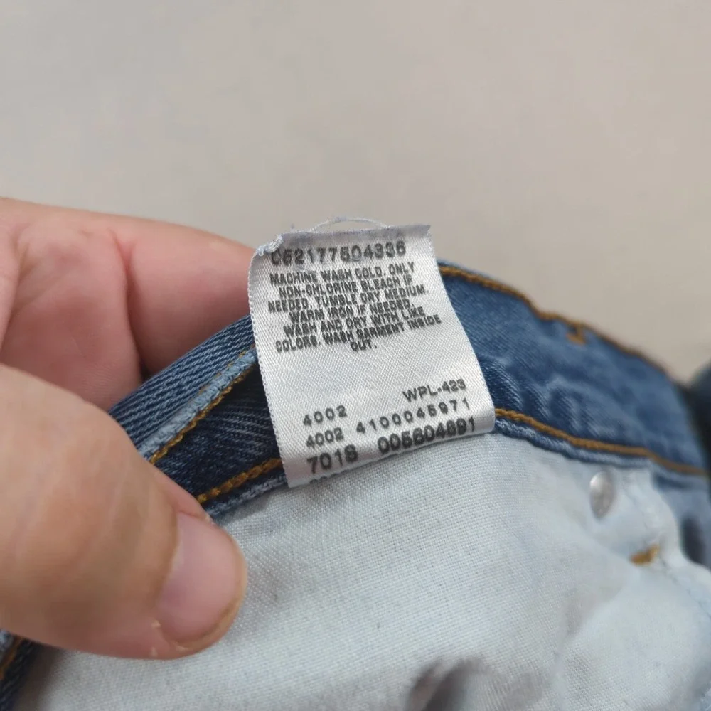 Levis Jeans Mens 40x30 Blue 560 Loose Tapered Relaxed Baggy Dark Wash